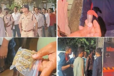 रात का सन्नाटा, सुनसान सड़कें..! नाइट वॉच में गांजा और चाकू लेकर घूमते 25 आरोपी गिरफ्तार(photo-patrika)