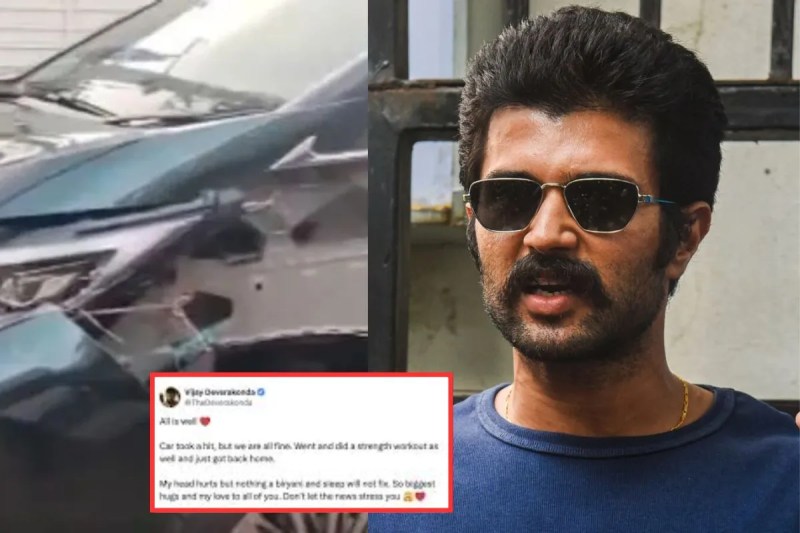Vijay Deverakonda first tweet After horrific road Accident