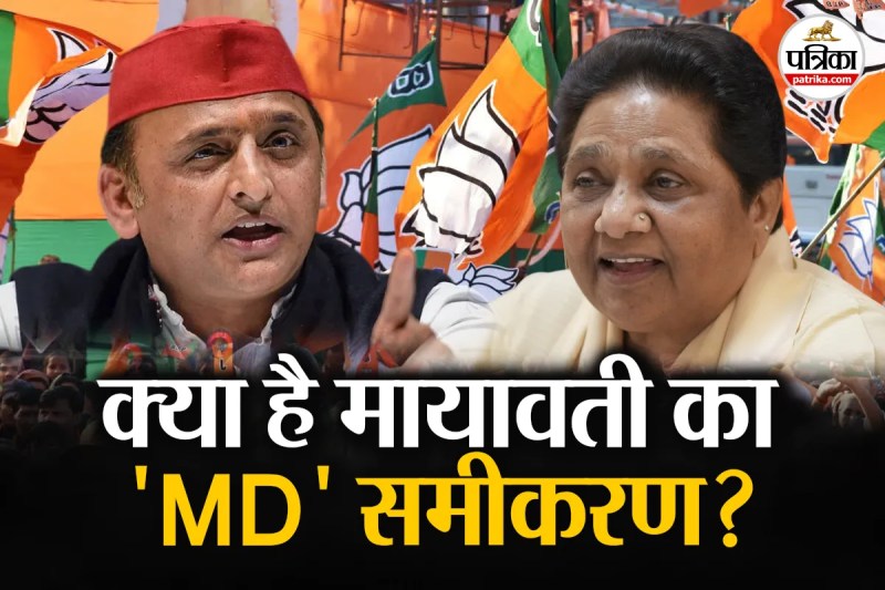 up politics mayawati md equation for defeat akhilesh yadav party sp and bjp in elections
