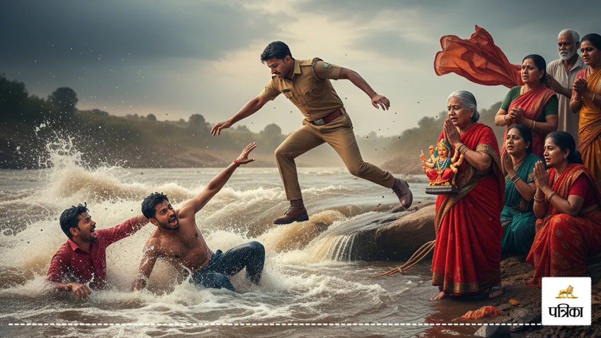 agra durga idol immersion accident seven boys drowned
