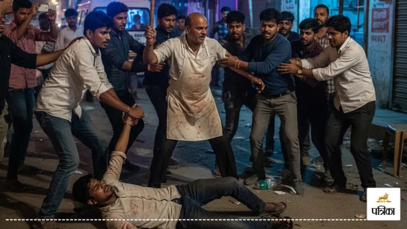 amroha biryani leg piece demand youth beaten hotel owner