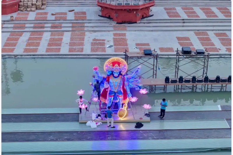 21 सौ मातृशक्तियाँ करेंगी सरयू आरती, आस्था और संस्कृति का बनेगा नया कीर्तिमान (फोटो सोर्स : Whatsapp Group)