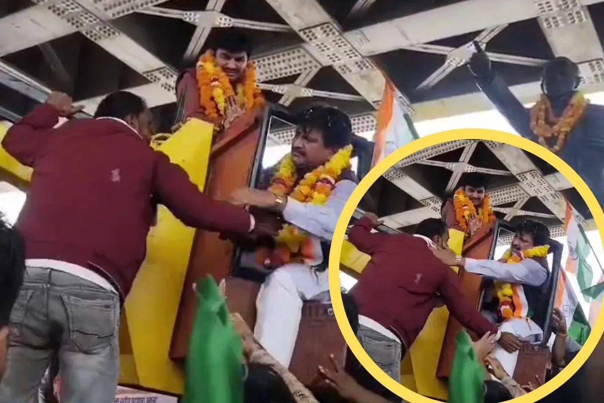 bjp mp ganesh singh slaps