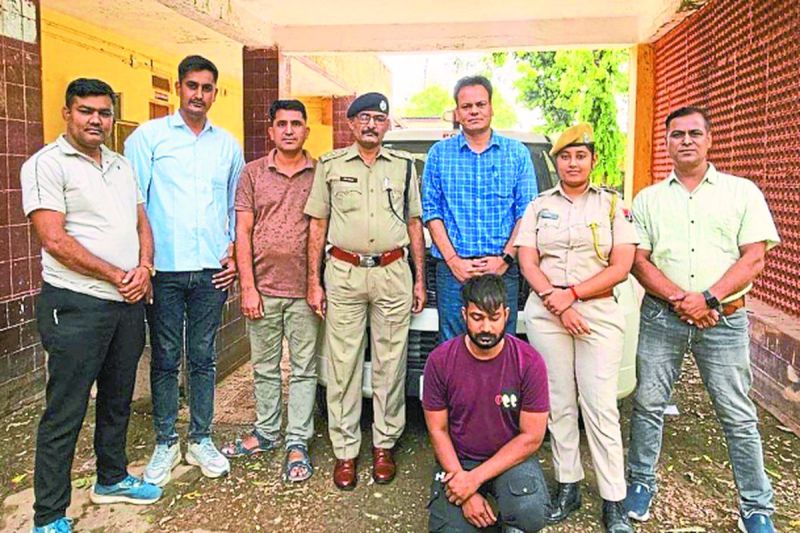 अन्तरराज्यीय ठग दबोचा, 15 राज्यों में धोखाधड़ी, चार करोड़ से अधिक का लेनदेन