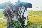उज्जैन दर्शन के लिए जा रहे थे, जीप पलटी, दो की मौत, चार घायल