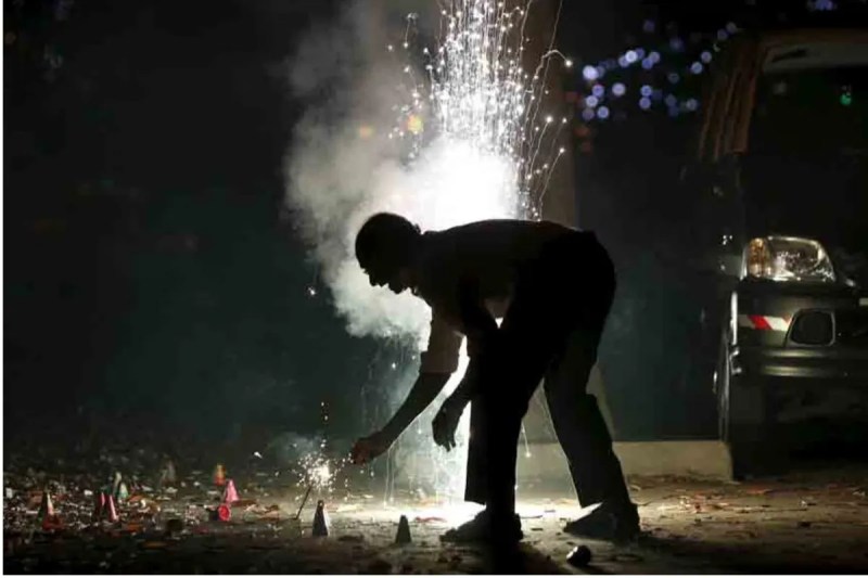 burns on Diwali