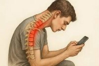 CG News: झुककर मोबाइल चलाना यानी गर्दन पर 27 किलो का भार,इआइटी और एम्स के अध्ययन में खुलासा