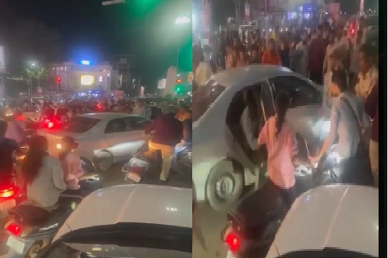 CG News: रायपुर में विदेशी युवकों का विवाद, भागते समय कार से मारी टक्कर, लोगों ने कर दी जमकर पिटाई