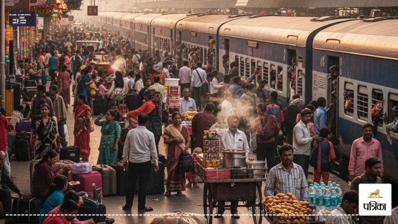 diwali chhath train rush 2025 special trains full passengers crowd