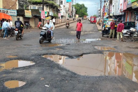 road construction scam guna municipality mp news