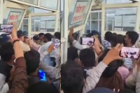 Former MLA nephew breaks Collectorate door banana farmers protest mp news