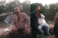 patwari drinking liqour video viral bribery sdm action mp news