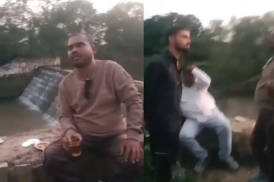 patwari drinking liqour video viral bribery sdm action mp news