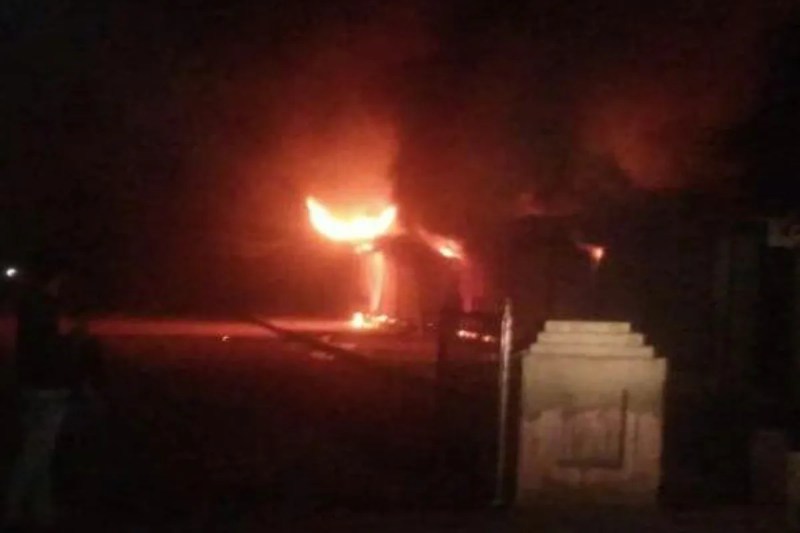 fire in bhilwara