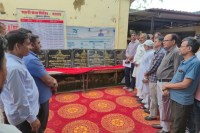 foundation stone for roads in Ajitgarh