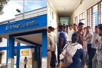 saas bahu dies due to Electrocution fodder cutter machine rajgarh mp news