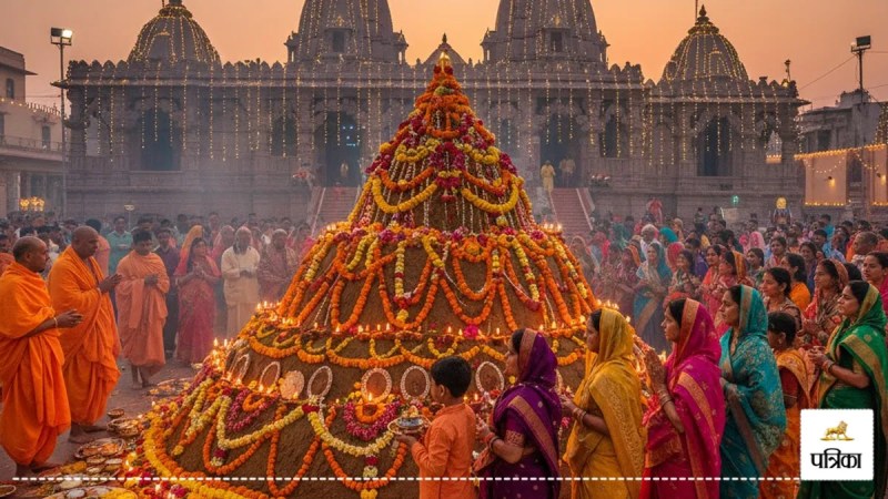 govardhan puja 2025 bijnor annakoot celebration lord krishna festival