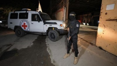 Hamas hands over dead bodies of hostages to Israel