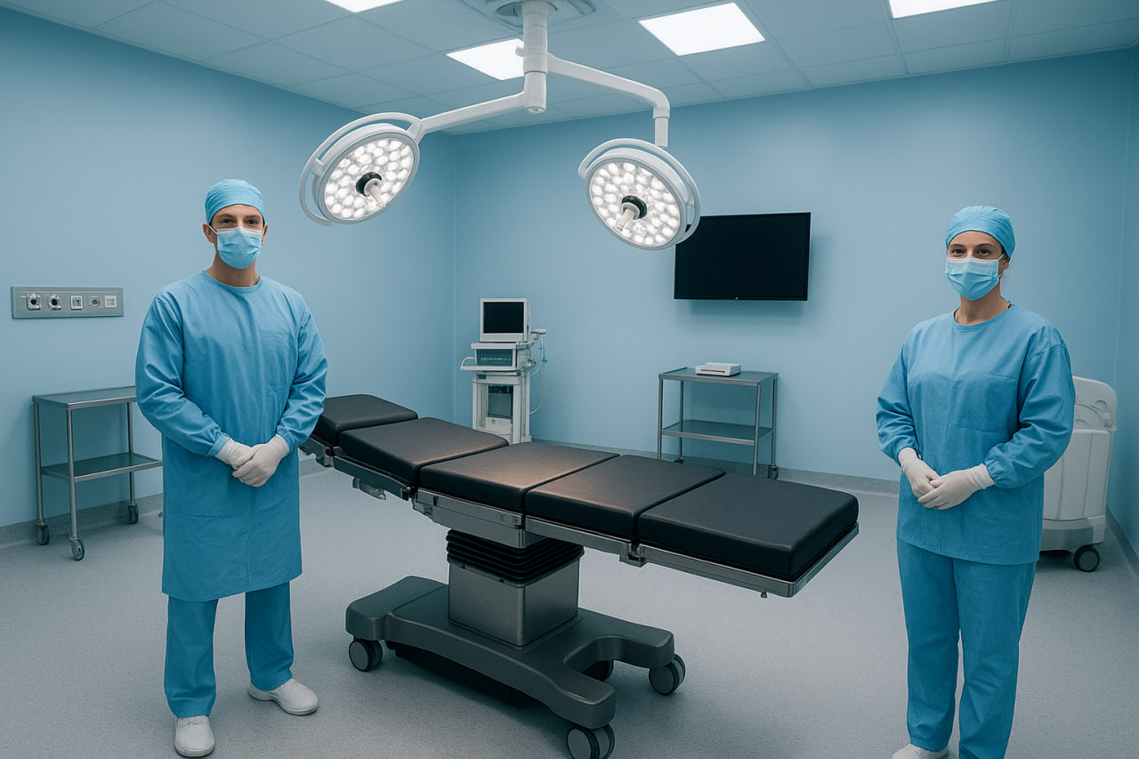 doctor mother in austria took her 12-year-old daughter in the operation theatre