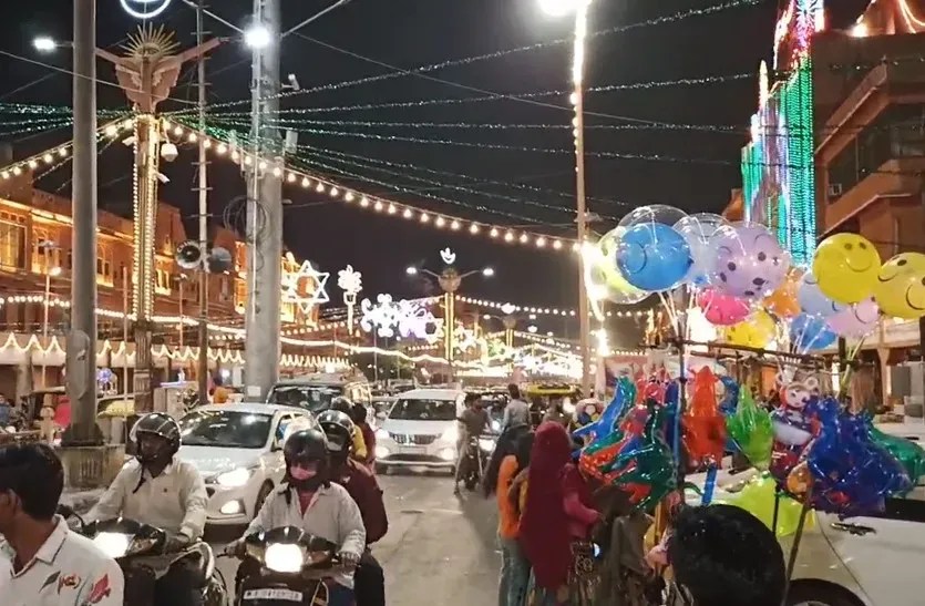 Jaipur city illuminated on Diwali, Patrika photo