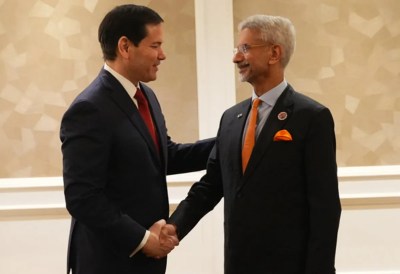 Indian External Minister of Affairs S. Jaishankar with US foreign secretary Marco Rubio