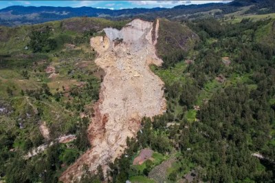 Landslide in Papua New Guinea