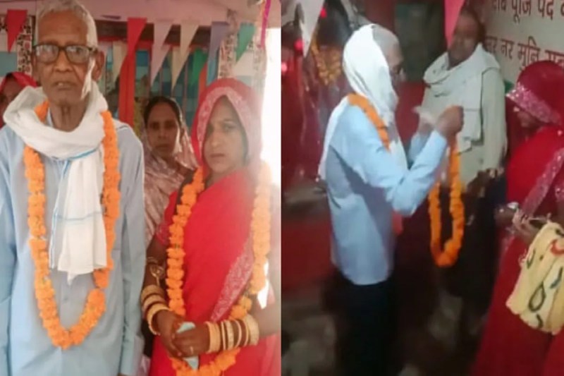 Uttar Pradesh 75 year old man married 35 year old woman