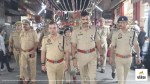 moradabad diwali 2025 police high alert route diversion drone surveillance