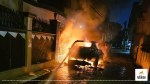 moradabad fire car explosion panchsheel colony crackers blast