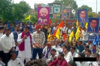 pithampur land dispute clash ravidas samaj protest sagour mp news
