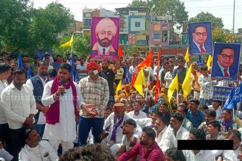 pithampur land dispute clash ravidas samaj protest sagour mp news