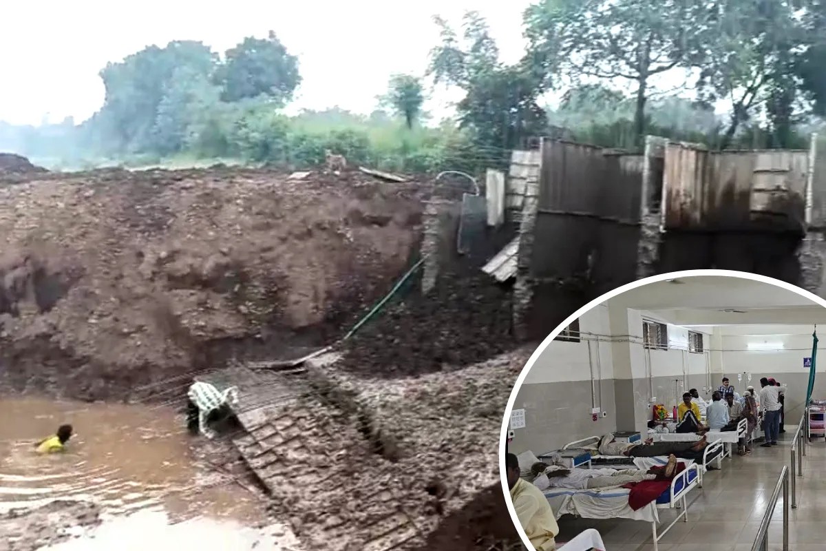 Harda Bridge Wall Collapse