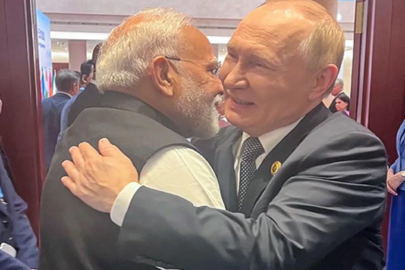 Russian President Vladimir Putin and PM Narendra Modi