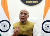 Indian Defense Minister Rajnath Singh