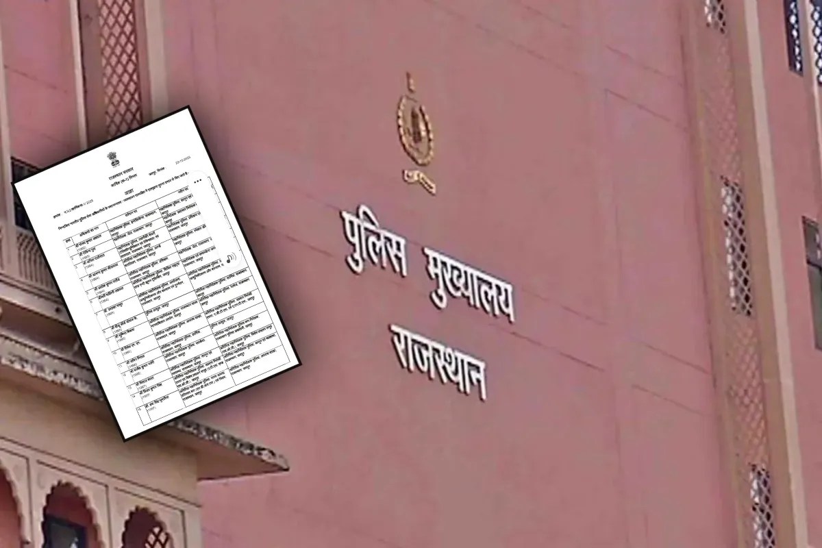 reshuffle in Rajasthan Police