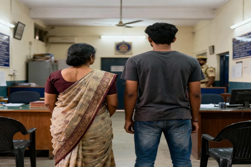 sitapur mother of two children fell in love with her nephew