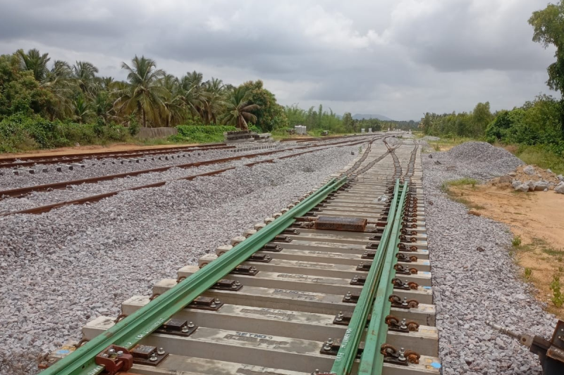 Lalitpur Khajuraho Railway Track double line