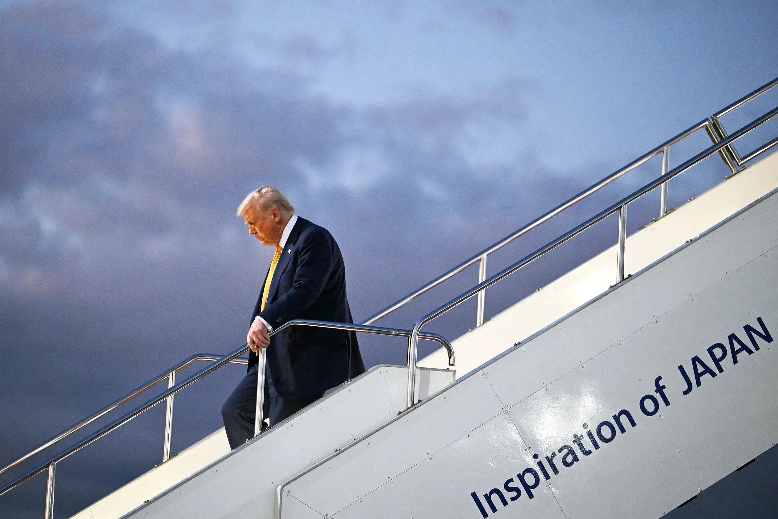 Donald Trump reaches Japan