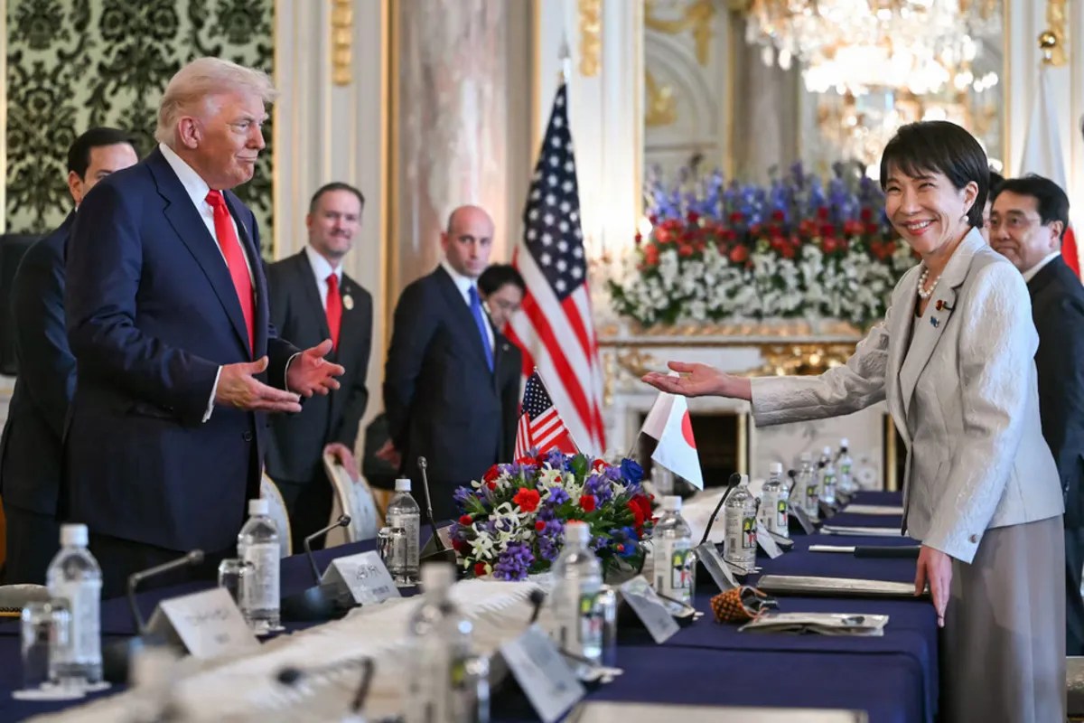 Donald Trump meets Sanae Takaichi