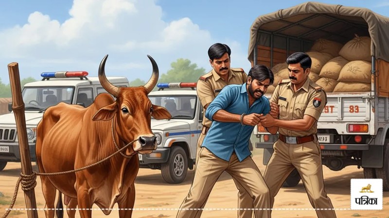 up police gokshi crackdown moradabad cow slaughter gang arrest