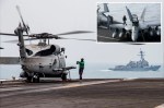 US navy helicopter and jet crash into South China sea