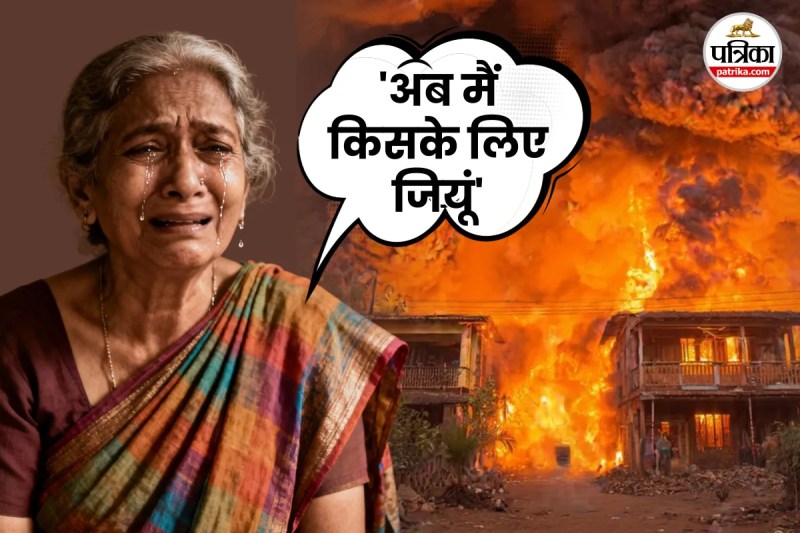 man burned alive on chhoti diwali 2025 in jhansi