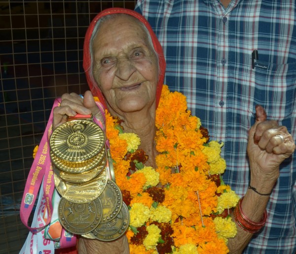 Won 4 gold medals at the age of 94