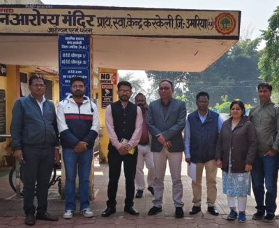 स्वास्थ्य एवं परिवार कल्याण मंत्रालय दिल्ली के दल द्वारा राष्ट्रीय स्वास्थ्य कार्यक्रमों के पर्यवेक्षक के लिए 9 स्वास्थ्य संस्थाओं का निरीक्षण किया गया