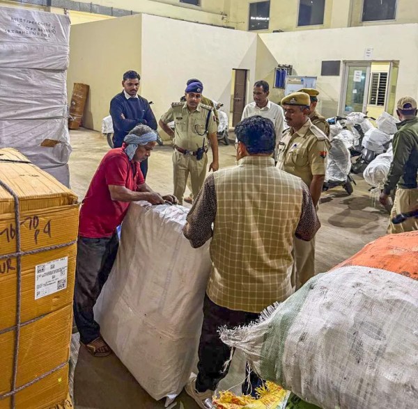 Cheking at jaipur railway station