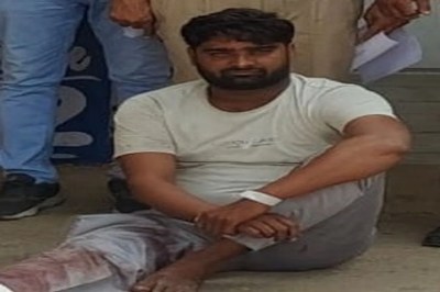 कॉन्स्टेबल को गोली मारने वाला इनामी बदमाश गिरफ्तार The wanted criminal who shot the constable was arrested