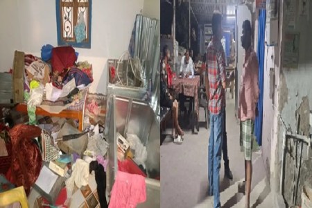 10 लाख के जेवरात और नकदी लूटी (photo source- Patrika)