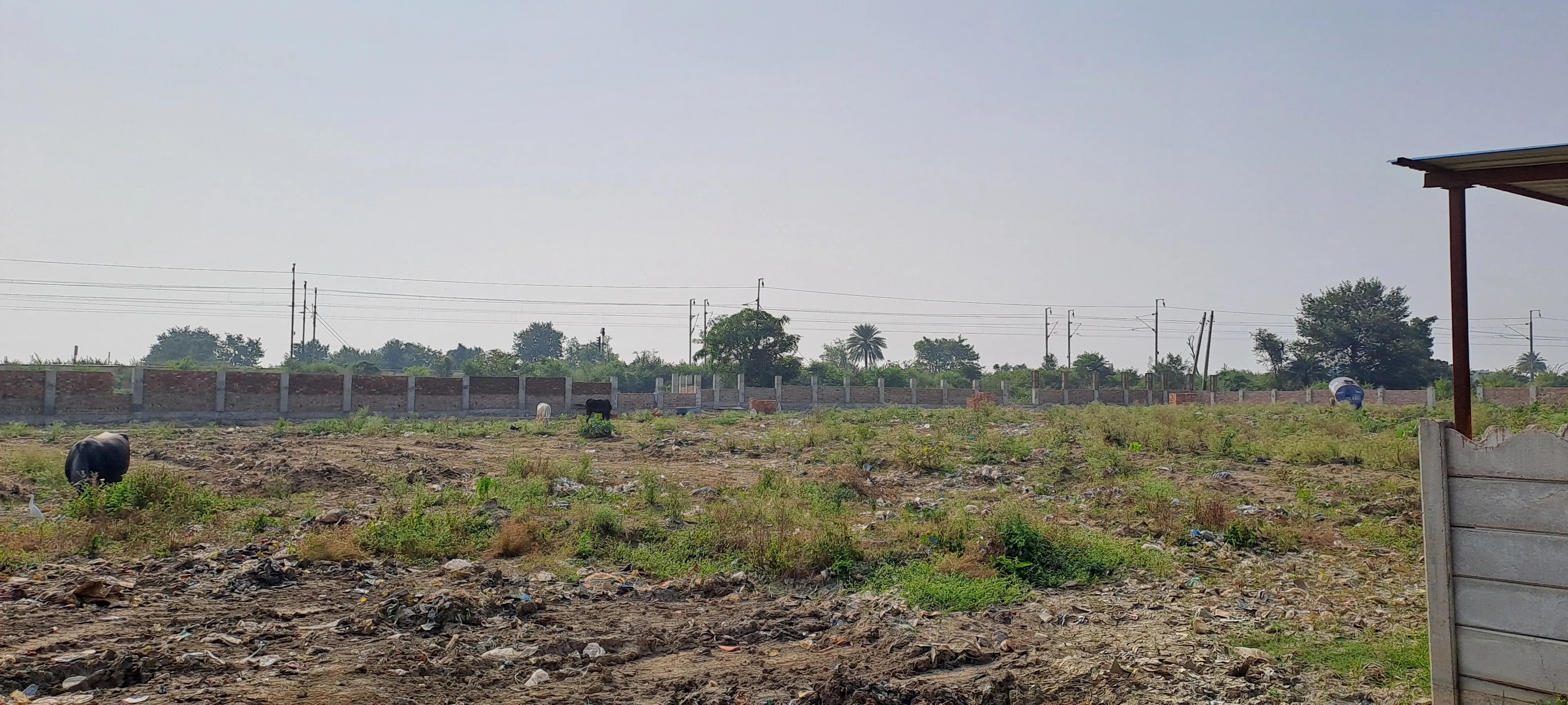 A boundary wall will soon be ready near the FST plant, and the city's waste will be collected and transferred.