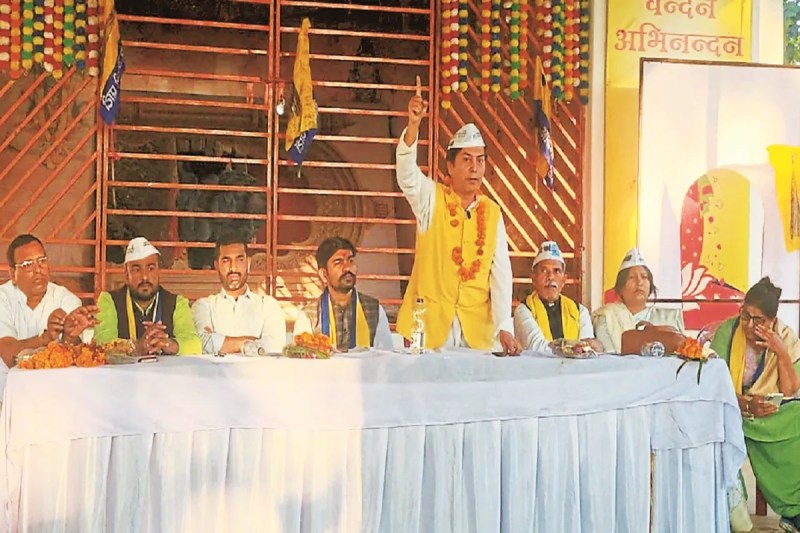 छत्तीसगढ़ बचाबो यात्रा (photo source- Patrika)