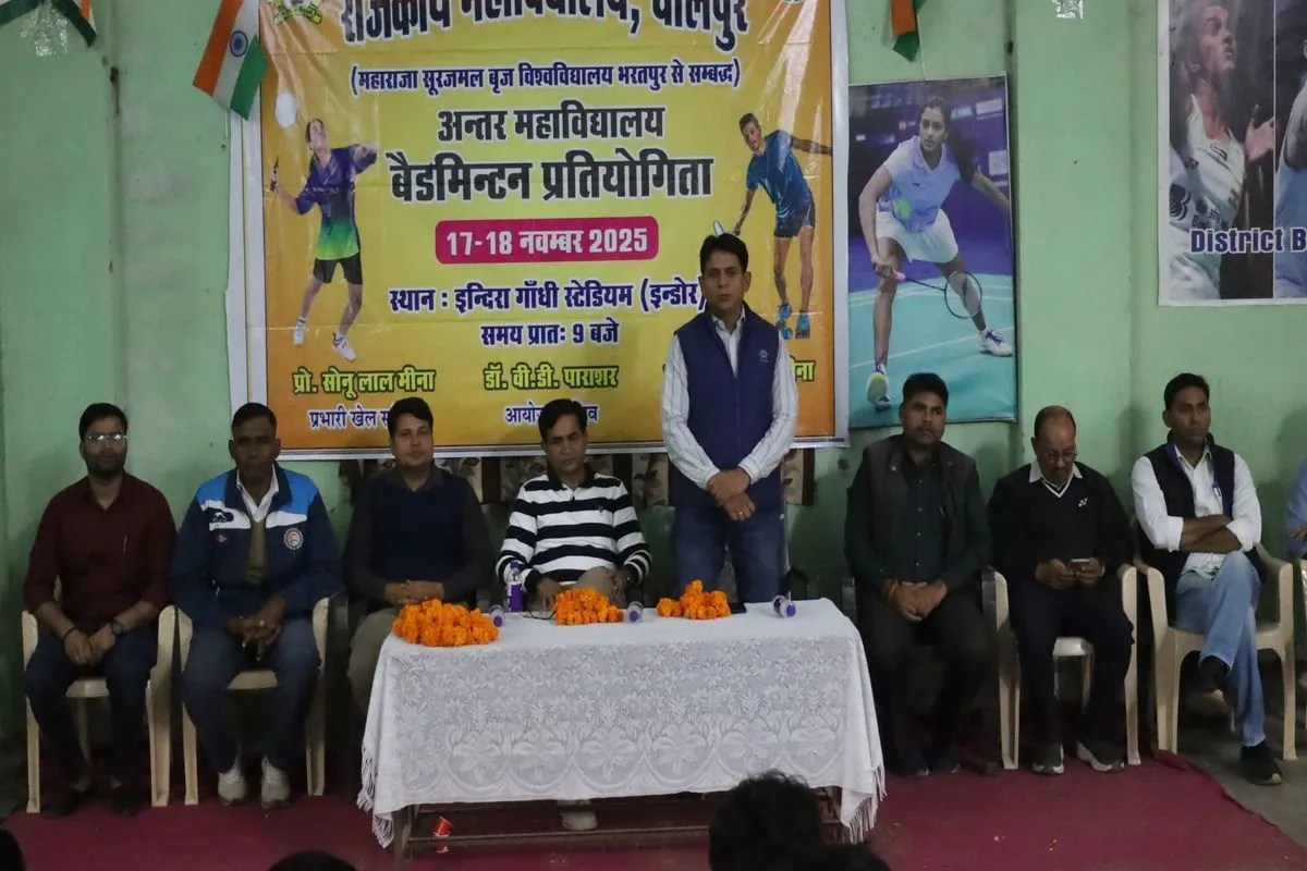 पायल गर्ग एकल, भरतपुर कॉलेज की टीम इवेंट में रही विजेता Payal Garg won the singles event and Bharatpur College won the team event.